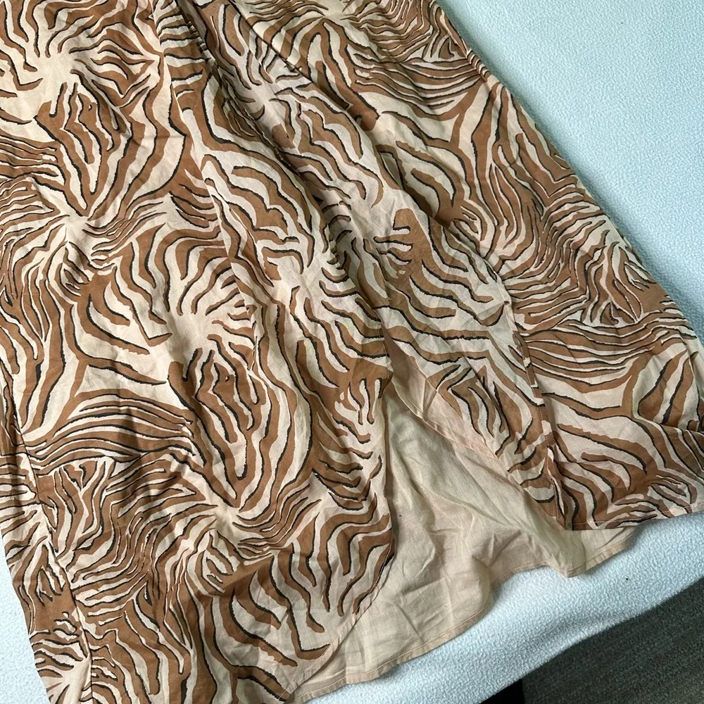 Scotch & Soda Organic cotton printed skirt with knot detail Combo A Multicolor - Image 7