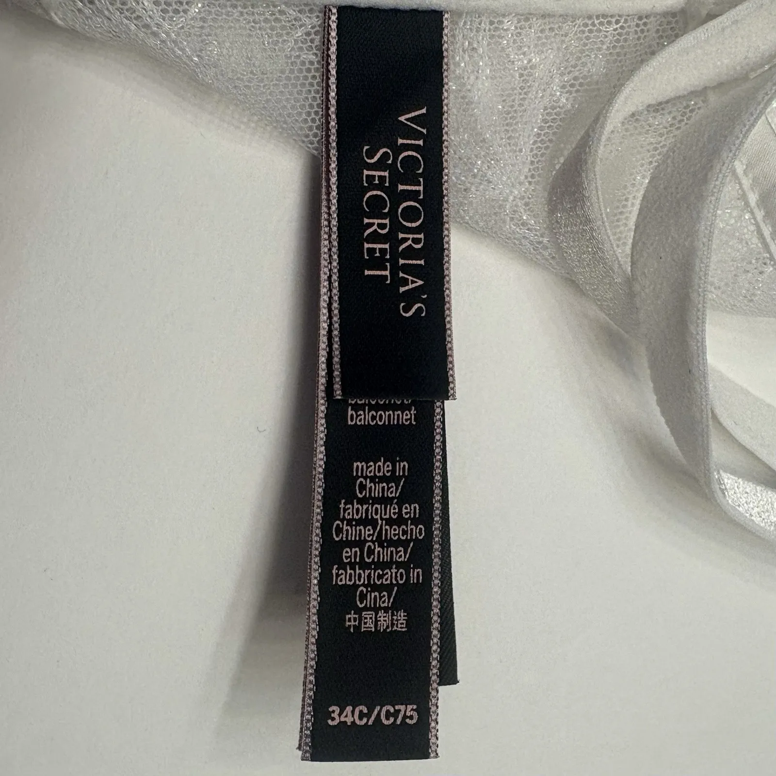 Victoria's Secret Balconette Corset White Lace Bustier Longline Bra Size 34C NEW - Image 10