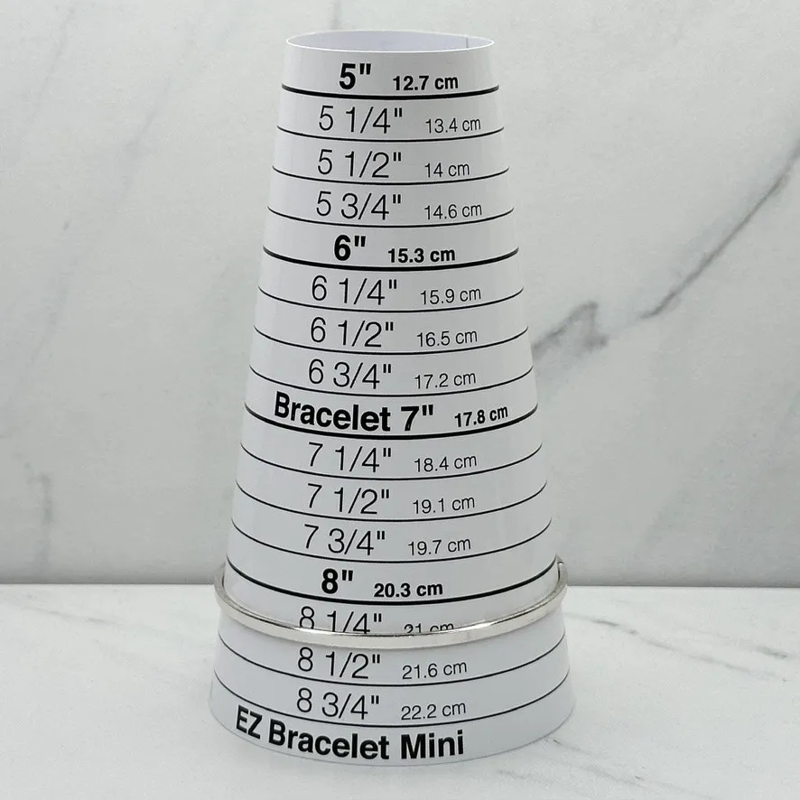 Skinny Silver Tone Minimalist Bangle Bracelet Stacking ✨ - Image 4