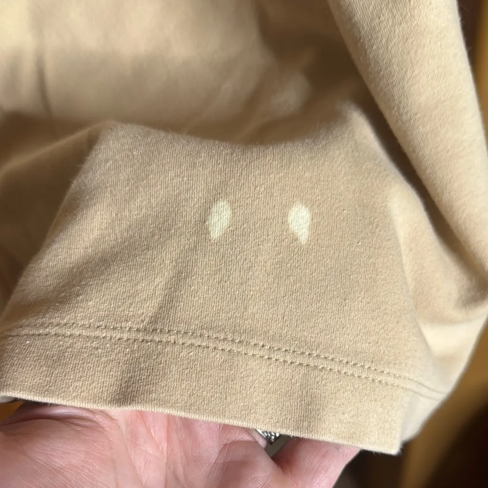 Lands End Sport Knit 100% Cotton Elastic Waist Pull On Shorts Tan Size 1X - Image 8