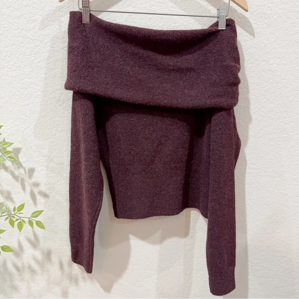 ASTR Wylie Off Shoulder Wool Blend Sweater One Size NWT Cozy Winter Essentials - Image 7