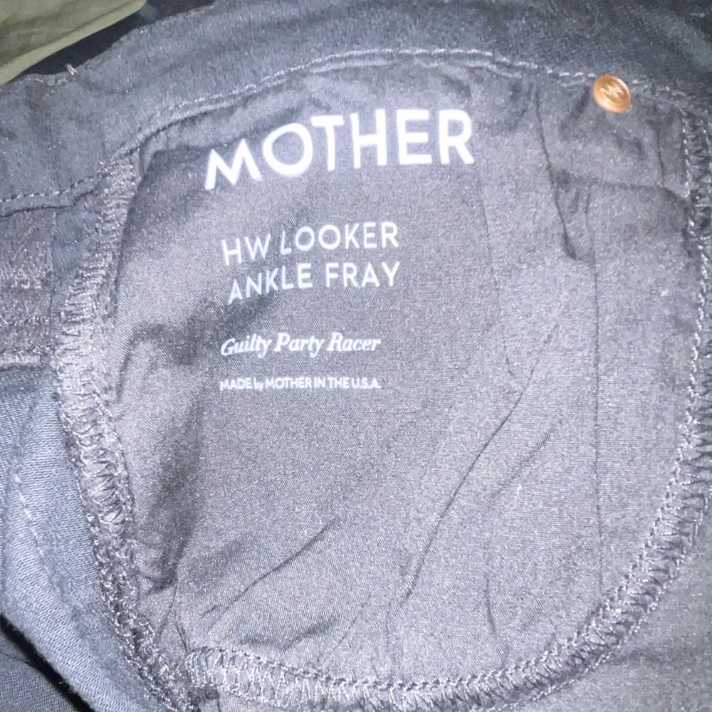 Mother The Looker Ankle Fray in Guilty Party Racer size 29 Black - Image 9