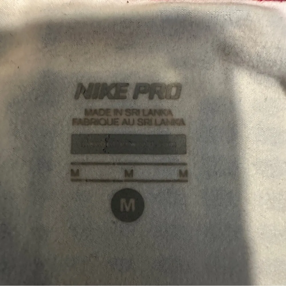 Nike ‎ Womens Medium Pro Dri Fit Hyperwarm Ombre Running Athletic Artsy Pullover - Image 5