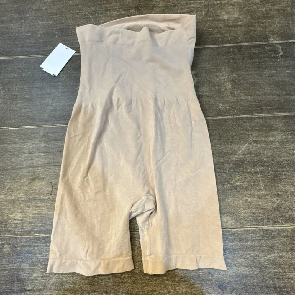 KINDRED‎ BRAVELY MATERNITY BAMBOO SHAPING SHORTS Sz MEDIUM Beige Tan - Image 4