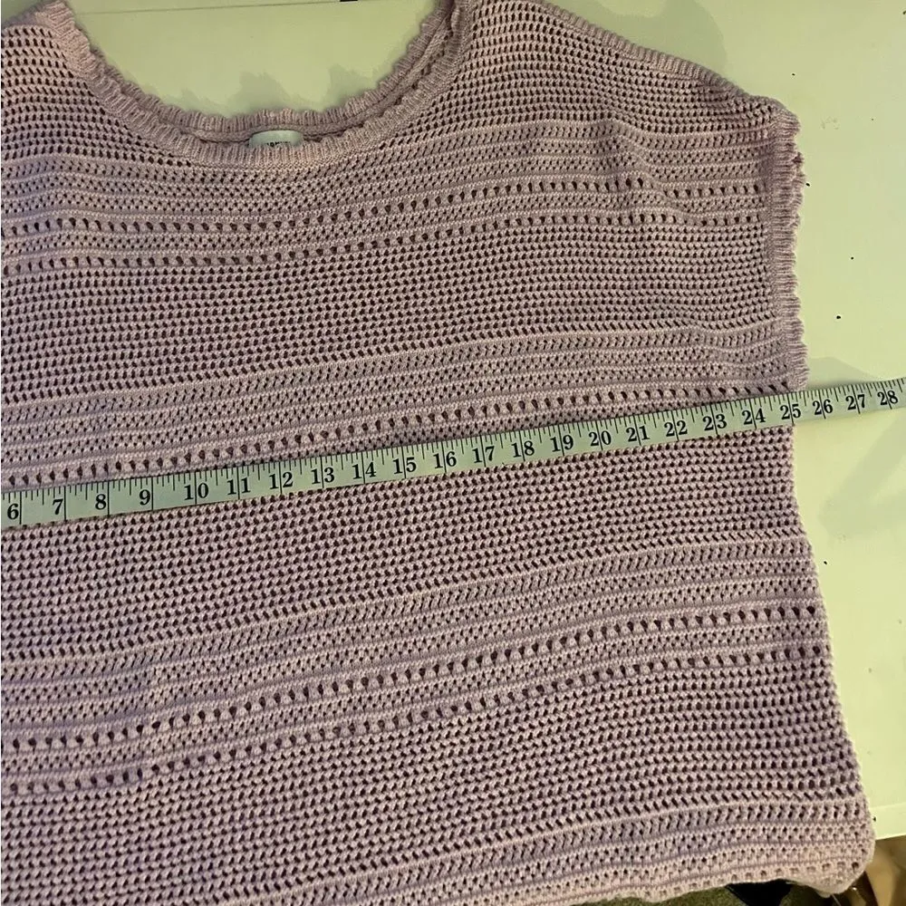 Old Navy Lavender Short Sleeve Sweater Size XXL - Image 5