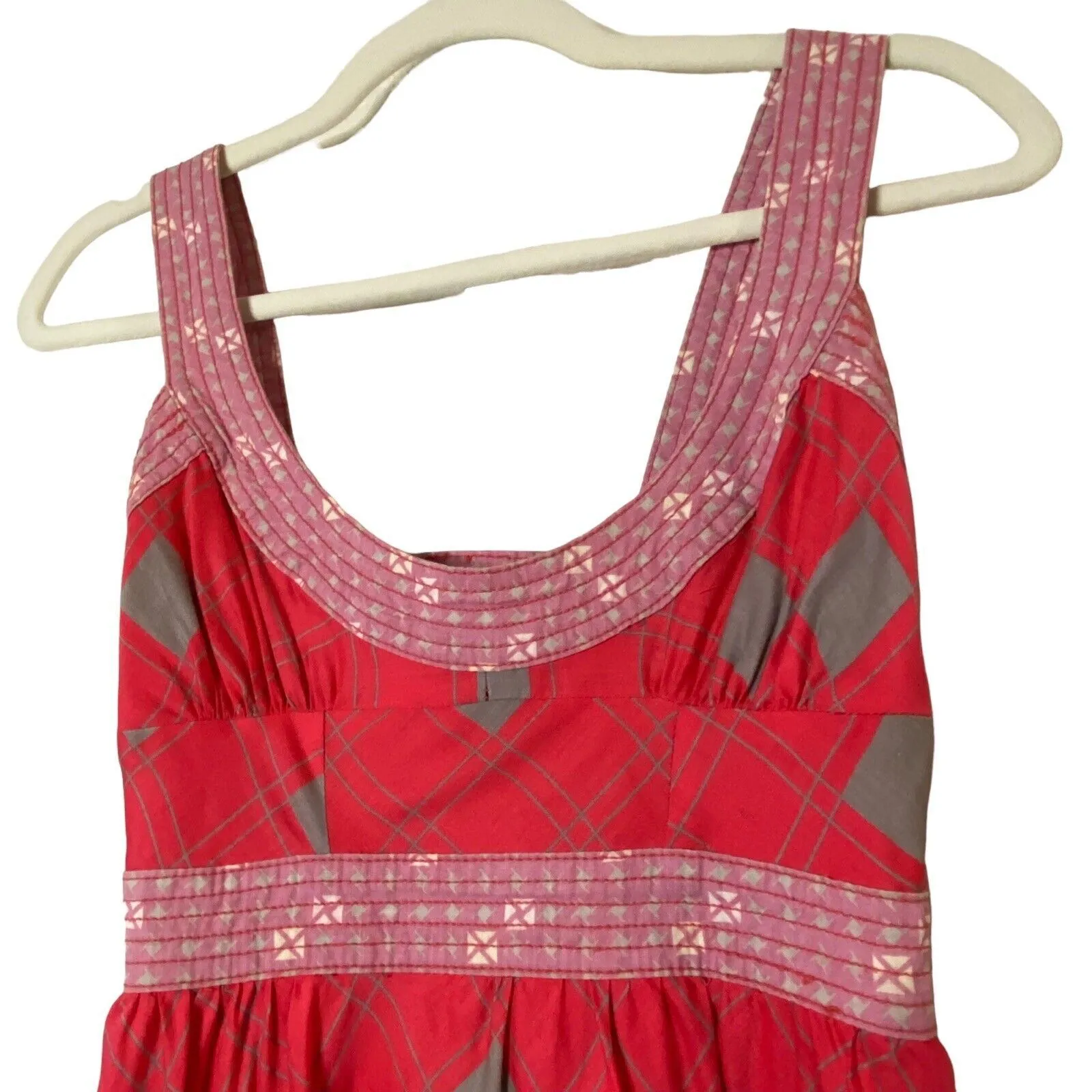 Vintage FREE PEOPLE women's‎ Sz 2 SunKissed summer midi dress Y2k babydoll - Image 2