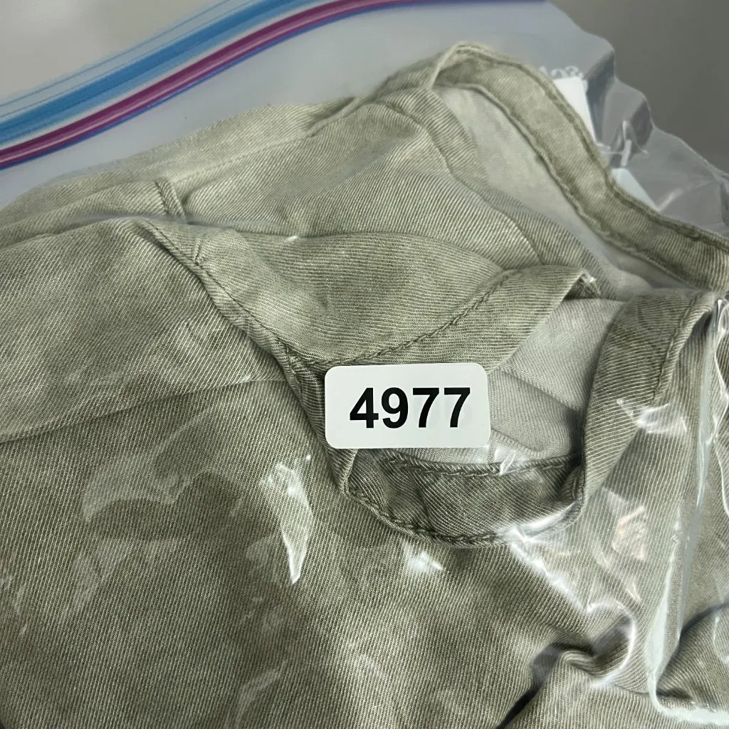 New Treasure & Bond Small Green Drawstring Shorts with Pockets - Image 6