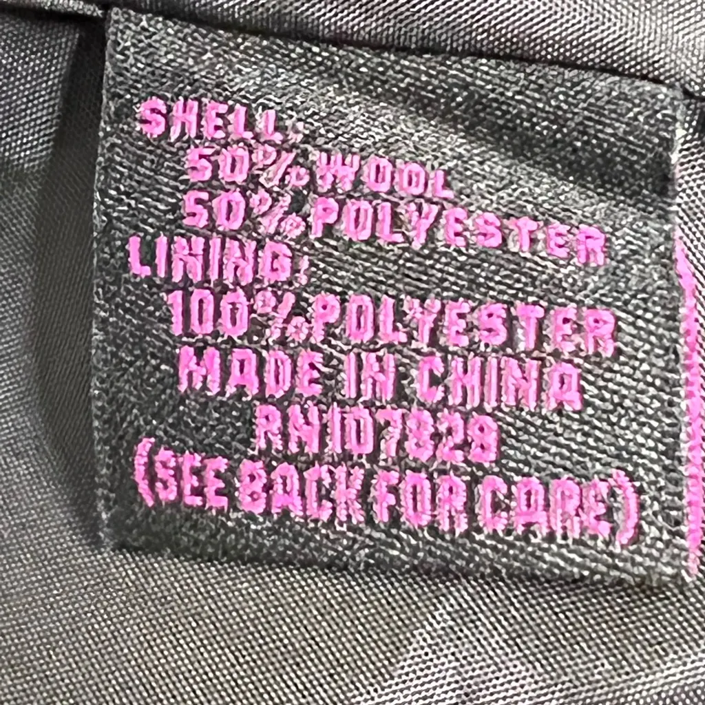 Sashimi Black Wool Blend Lined Blazer - Image 6