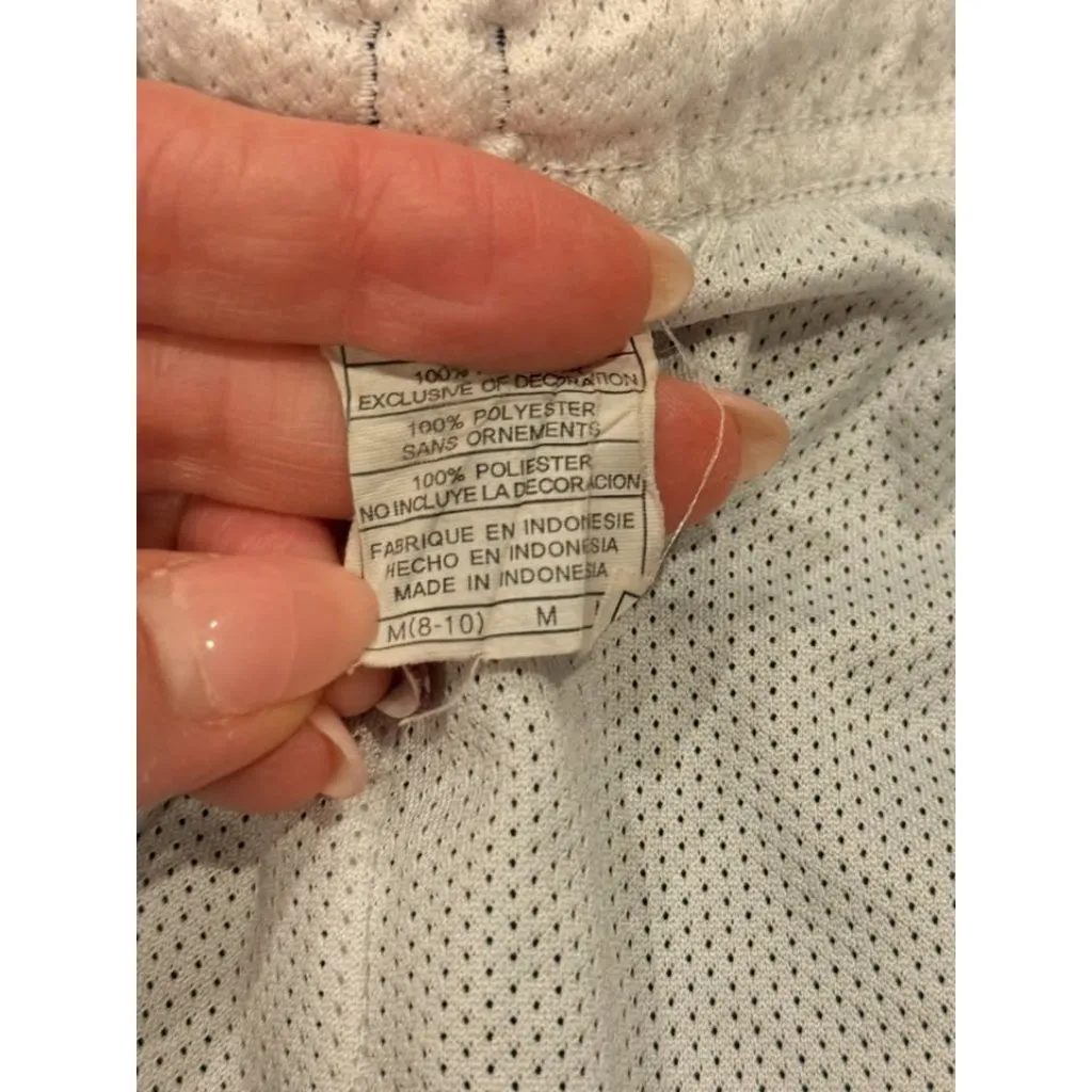 Nike women's medium navy/white REVERSIBLE athletic shorts - Image 3