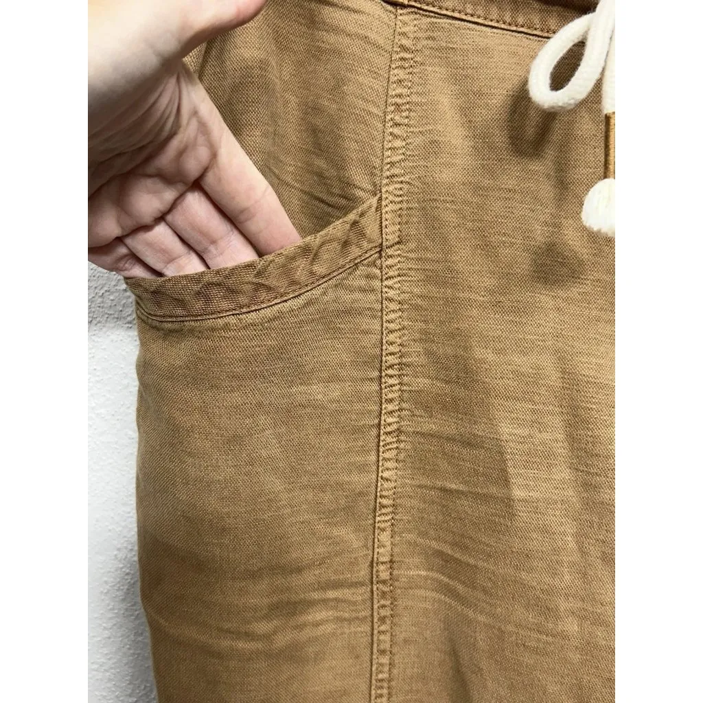 CC CALIFORNIA Pants Linen Lyocell Blend Rope Belt Boho Chic Women’s Medium - Image 5