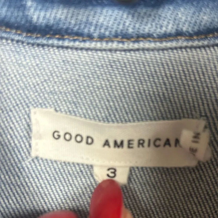 Good American Fit For Success Denim Jumpsuit size 3 (Large) - Image 12