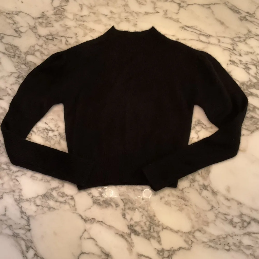 NWOT Madewell Black Alpaca Casual Sweater XXS no sewn in size tag - Image 11