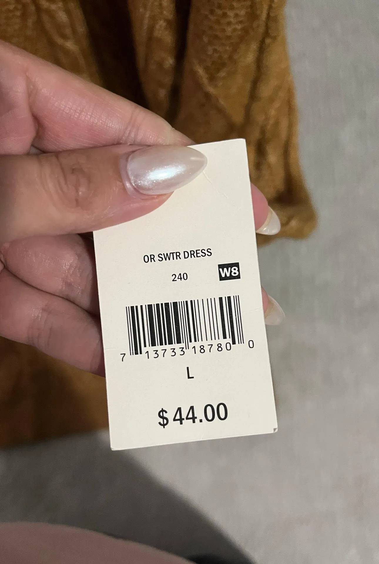 Ophelia Roe Brown Sweater Dress - Image 5