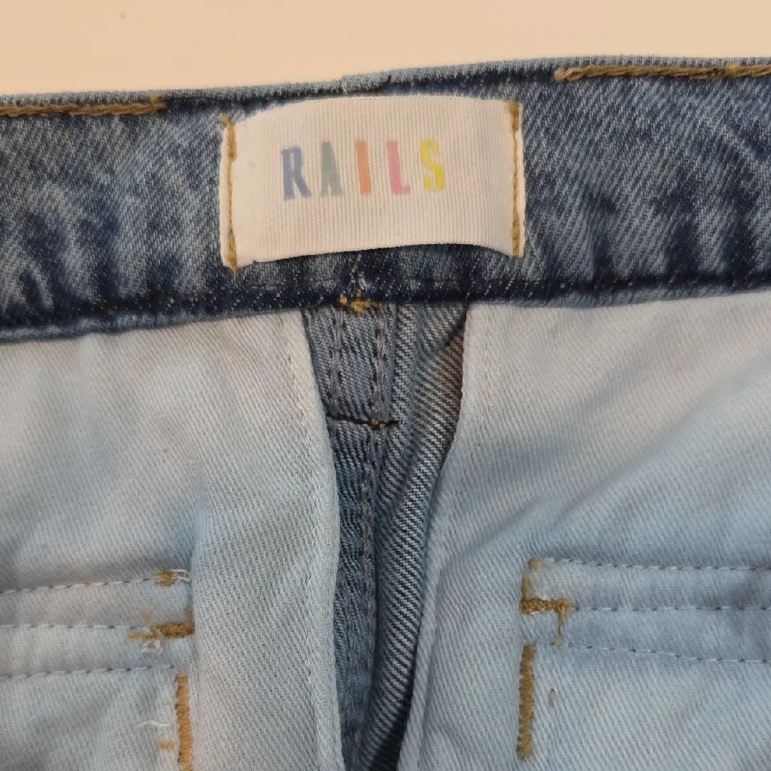 Rails Jeans Speedway Cargo 90s Y2K Boyfriend Baggy Denim Womens Size 31 - Image 11