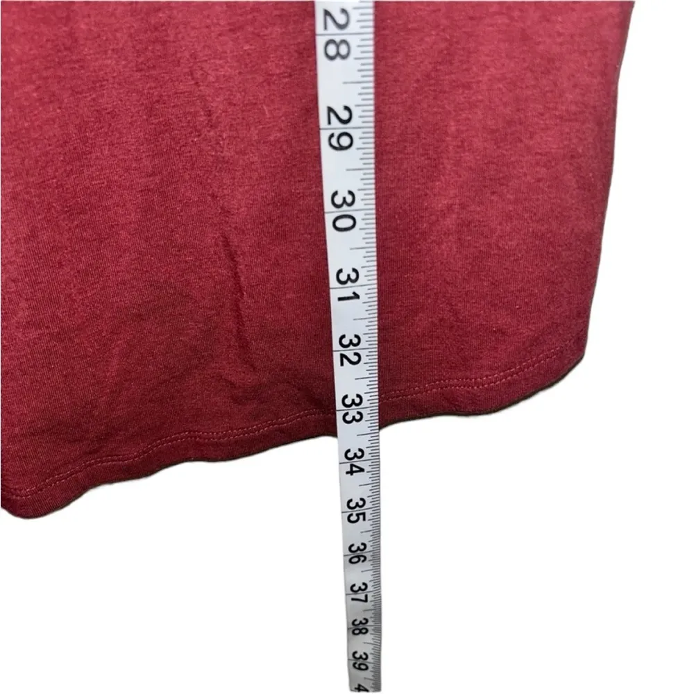 Maroon Red Express Dress Women’s Size Small V-Neck Design Soft Stretchy Material - Image 4