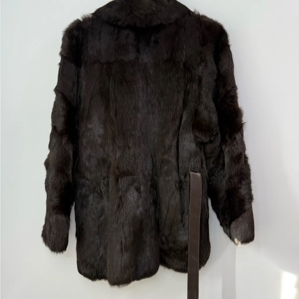 Vintage Carefree Casuals RABBIT Fur Coat - Image 6