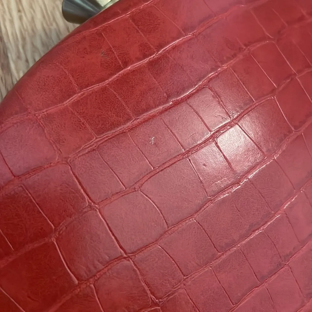 Sondra Roberts Oval Croc Embossed Clutch - Image 7