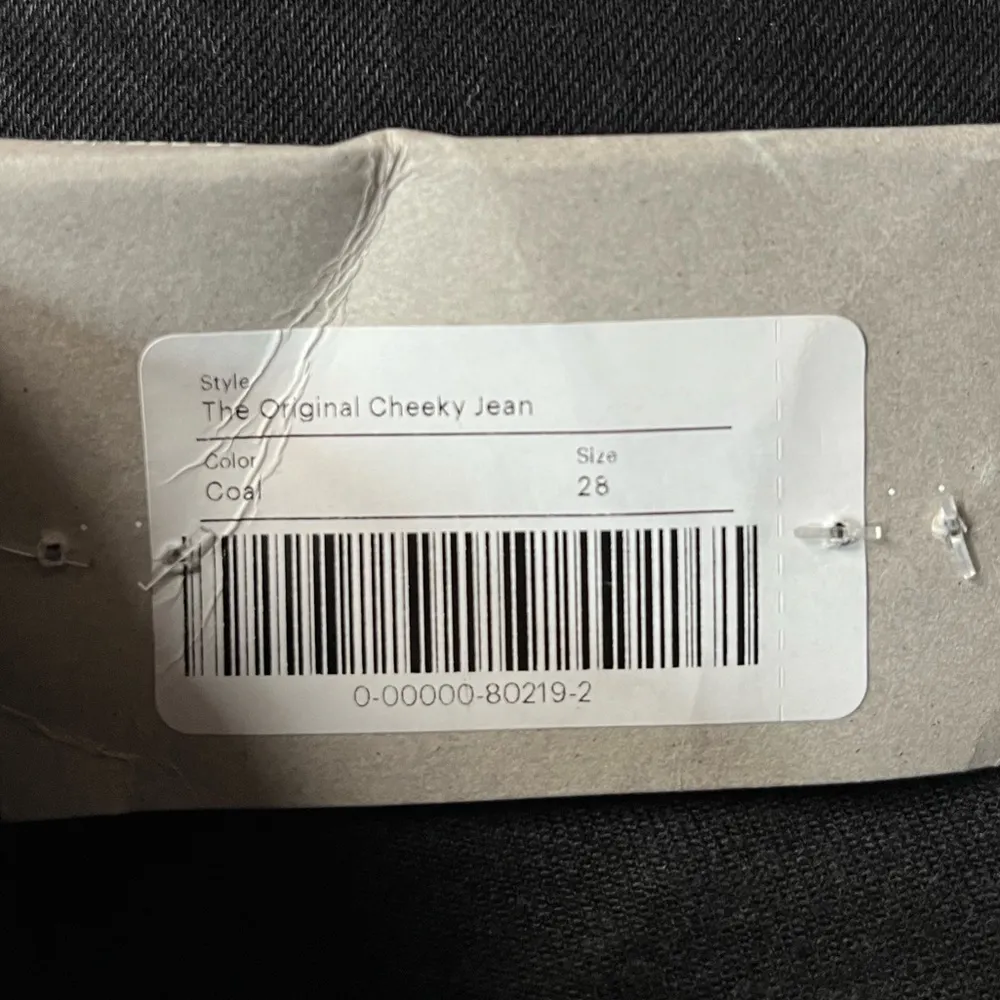 Everlane The Original Cheeky Cropped Jeans Coal Black Size 28 - Image 10