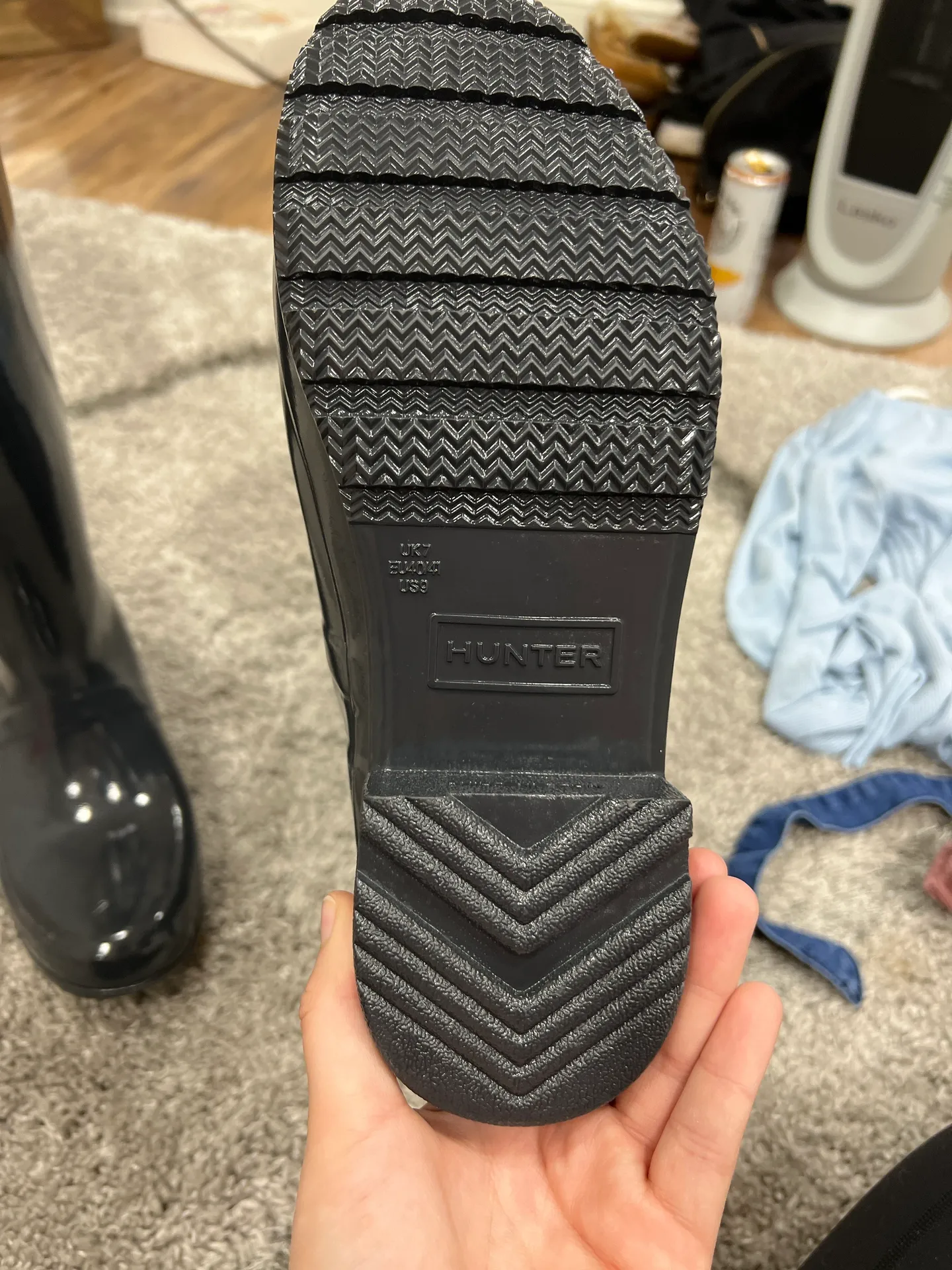 Hunter Boots size 9 - Image 2