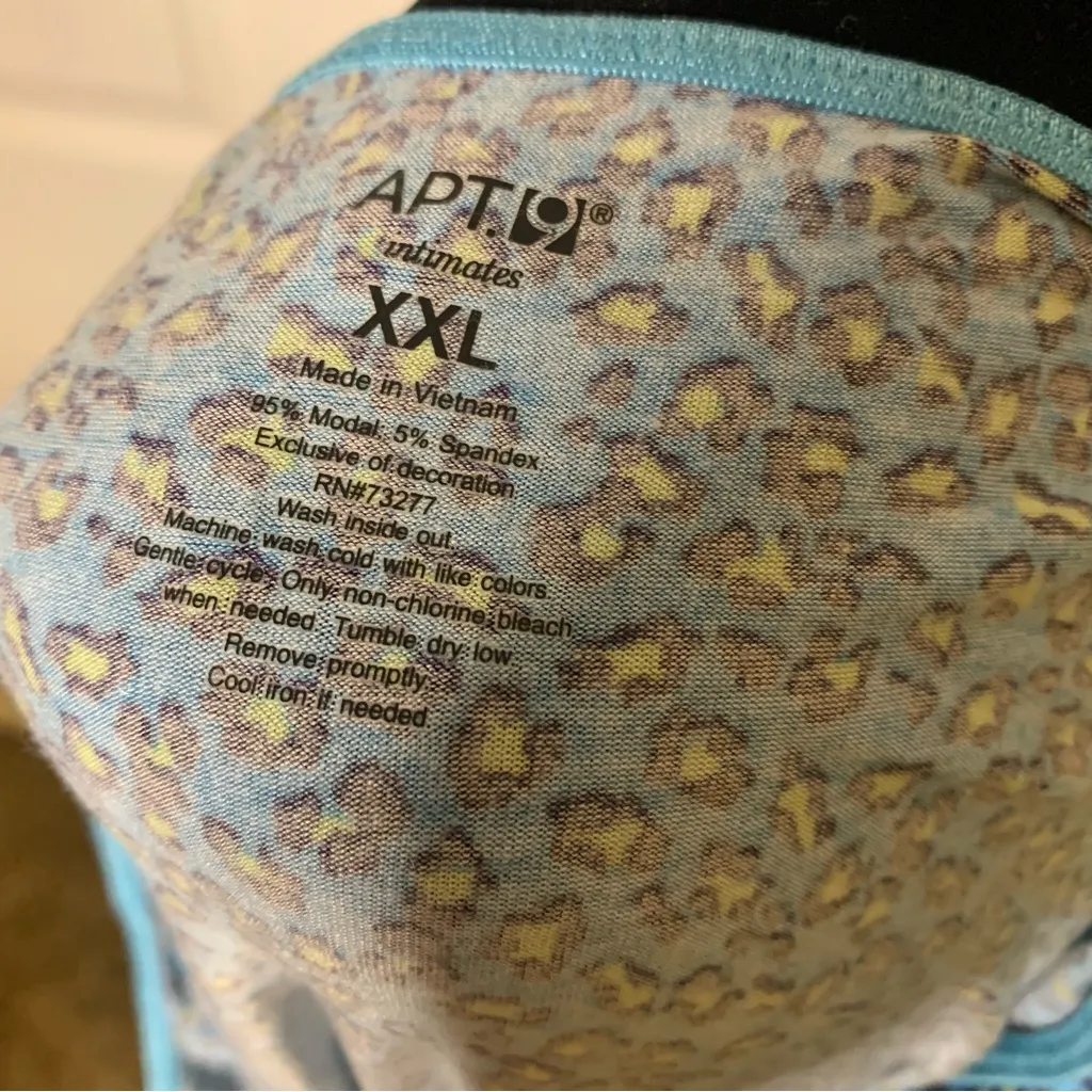 Baby Blue Leopard Print Mini Dress - Image 6