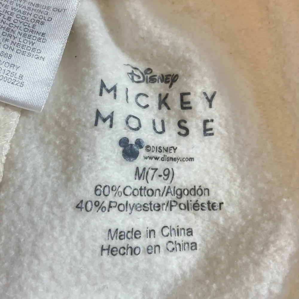 Disney Mickey Mouse Cream Never Out of Style Joggers Athleisure Sweats M Medium - Image 11