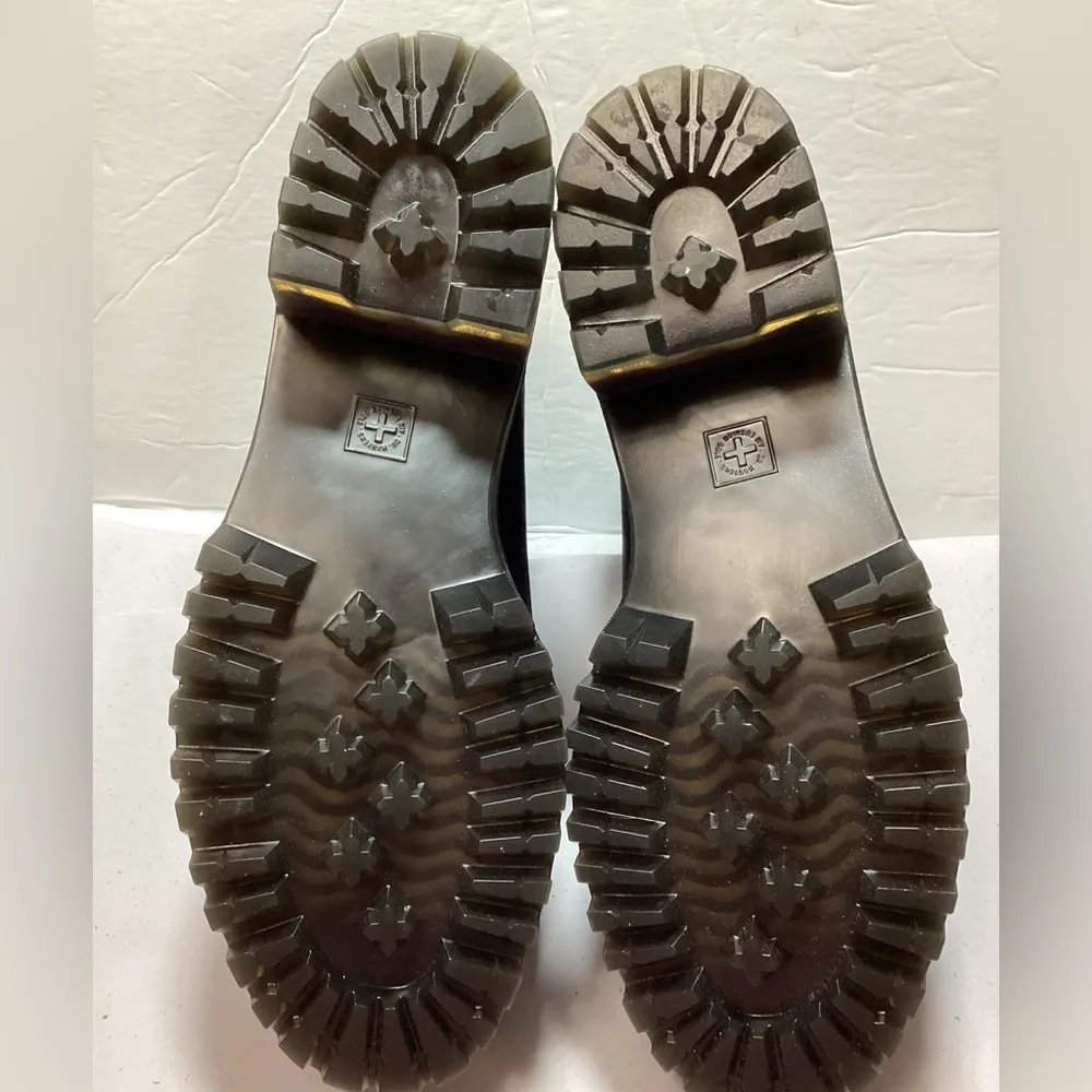 Dr. Martens  Coppola Black Platform Shoes leather size 10 - Image 10