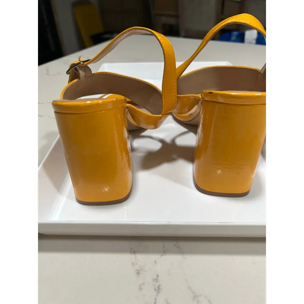 NEW Vegan Leather ADRAS STRAPPY BLOCK HEELS IN PATENT 9.5 $85 - Image 7