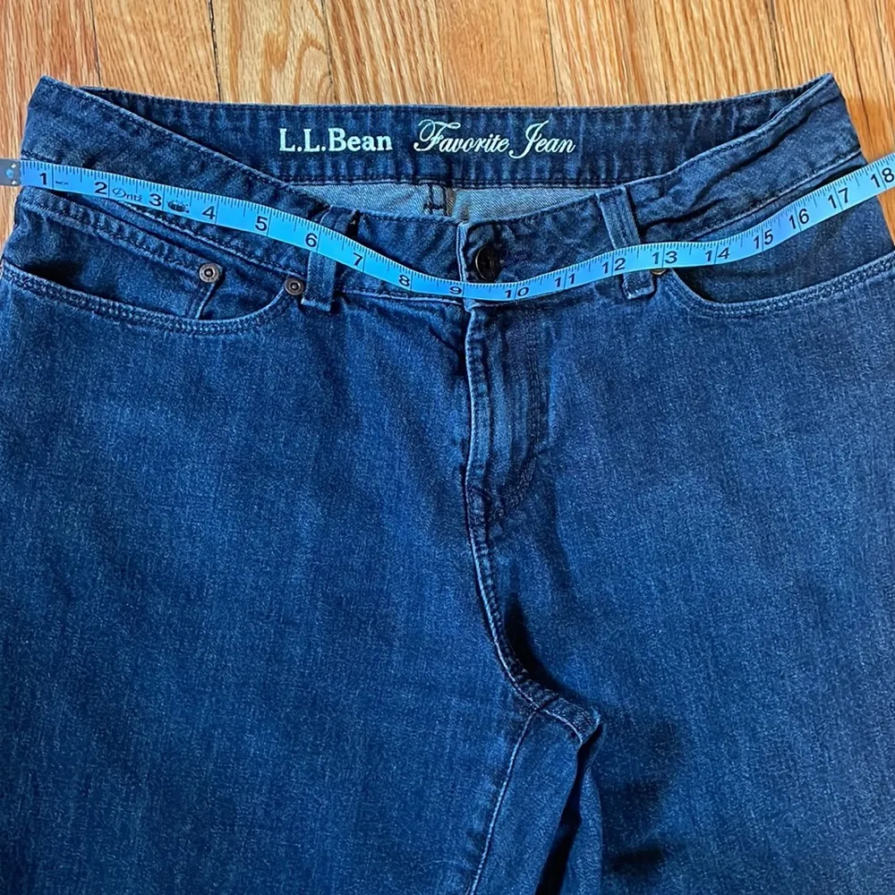 LLBean Favorite Jean Straight Fit Size 14R - Image 7