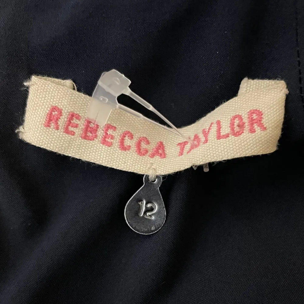 Rebecca Taylor Colorblock Blue Black Sheath Dress - Image 4