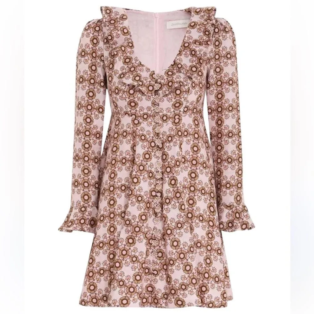 NWT Zimmerman  daisy mini  dress - Image 6