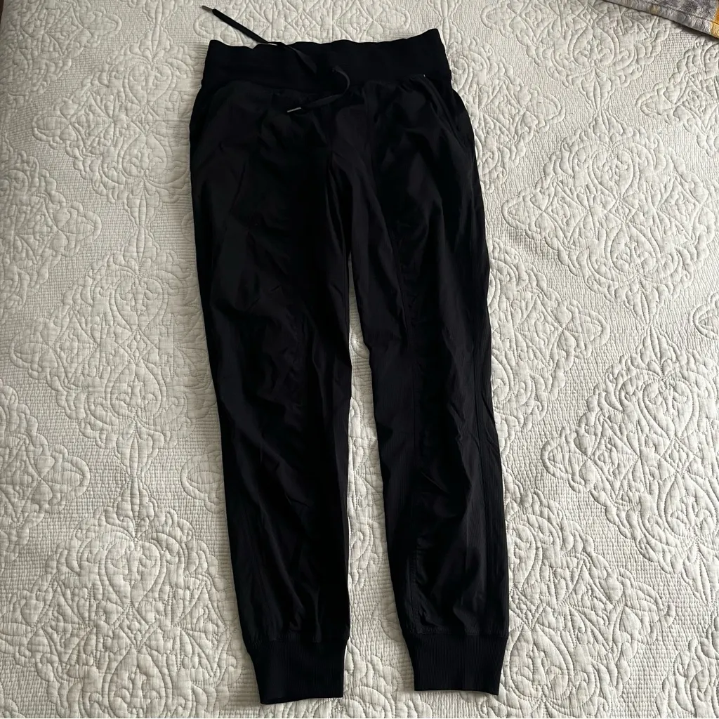 Lululemon black dance studio joggers size 8 - Image 2