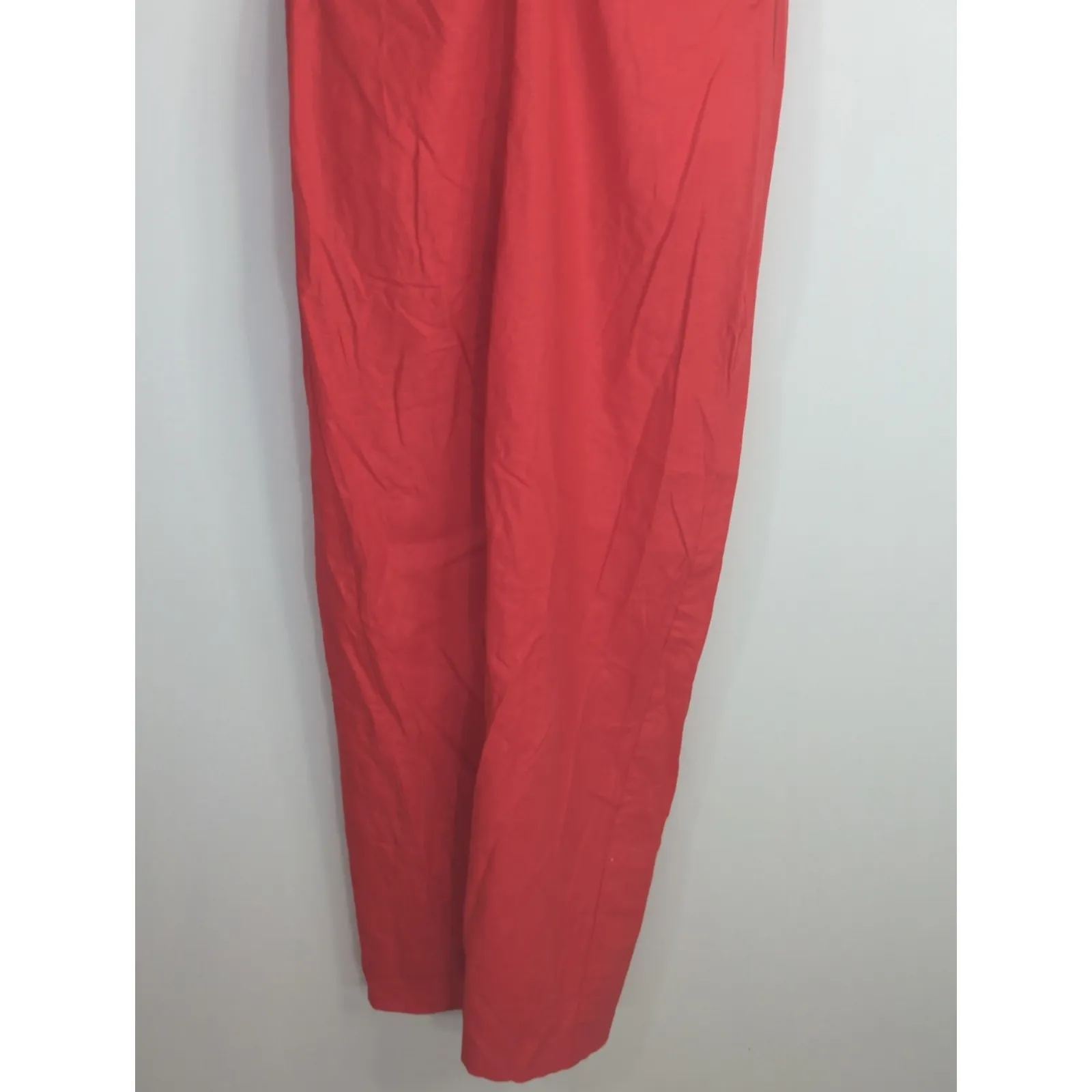 ZARA Red Slip Midi Dress Womens MED Twisted Cocktail‎ Wedding Blogger Favorite - Image 4