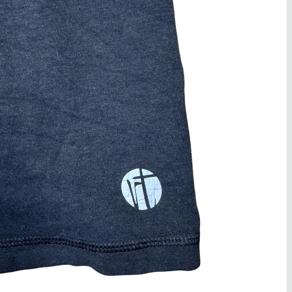 Raw Threads Mom Boss Runner Black Organic Bamboo Racerback Tank Top Small - Image 12