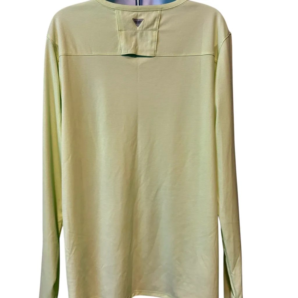 Columbia PFG Omni Shade Women’s Light Green Long Sleeve Outdoor Shirt XL - Image 4