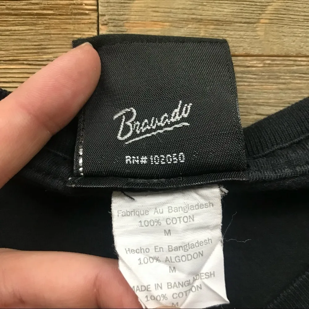 Harley Davidson Speed & Power V Neck Graphic Tee Black Size M - Image 6