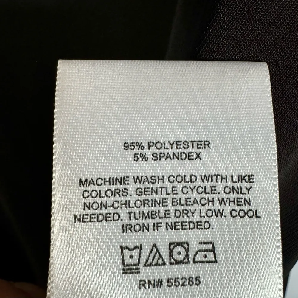 Relaxed Mesh Scoop Neck Top Black Size M NWT - Image 9