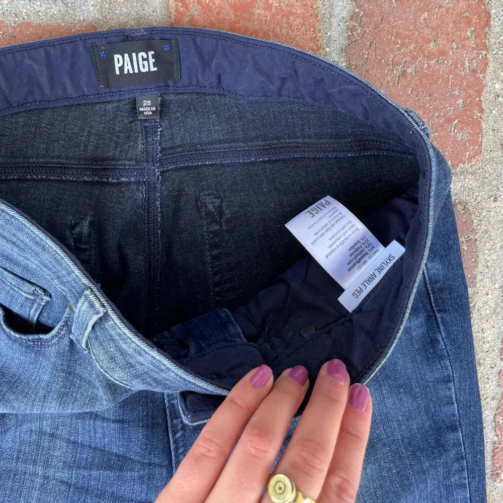 x PAIGE x skinny ankle peg jeans - Image 4