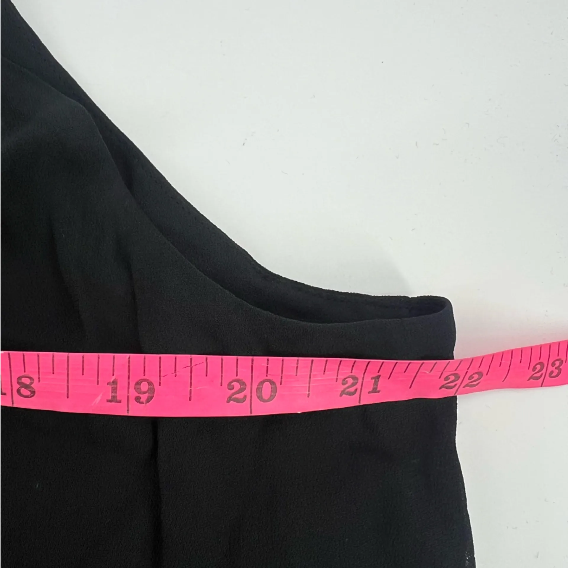 NWT J. Crew Halter top with necktie in chiffon blend black sz L - Image 6