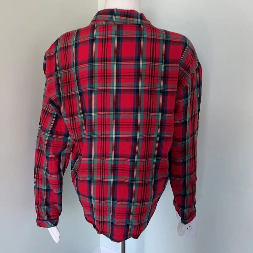 VICTORIA’S SECRET RED PLAID PAJAMAS SET SMALL - Image 7
