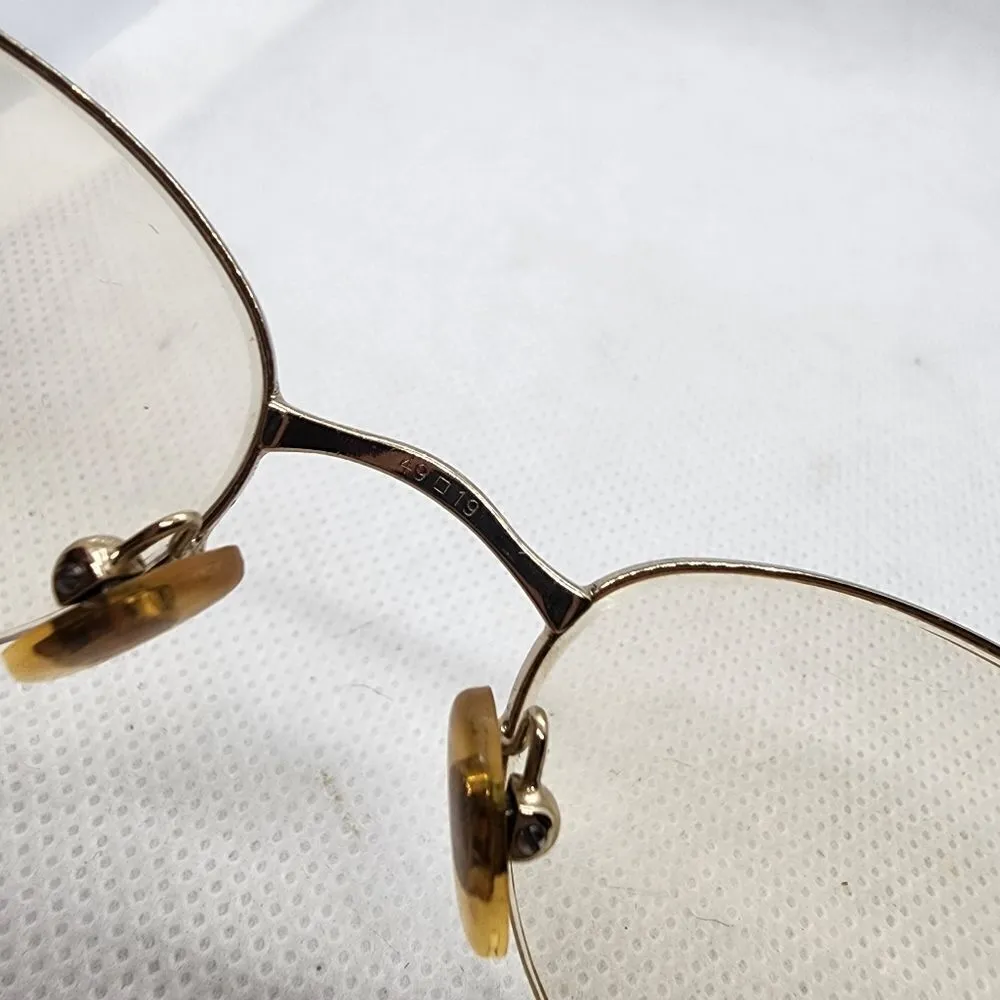 Brooks Brothers Gold & Brown Prescription Glasses Frames - Image 10