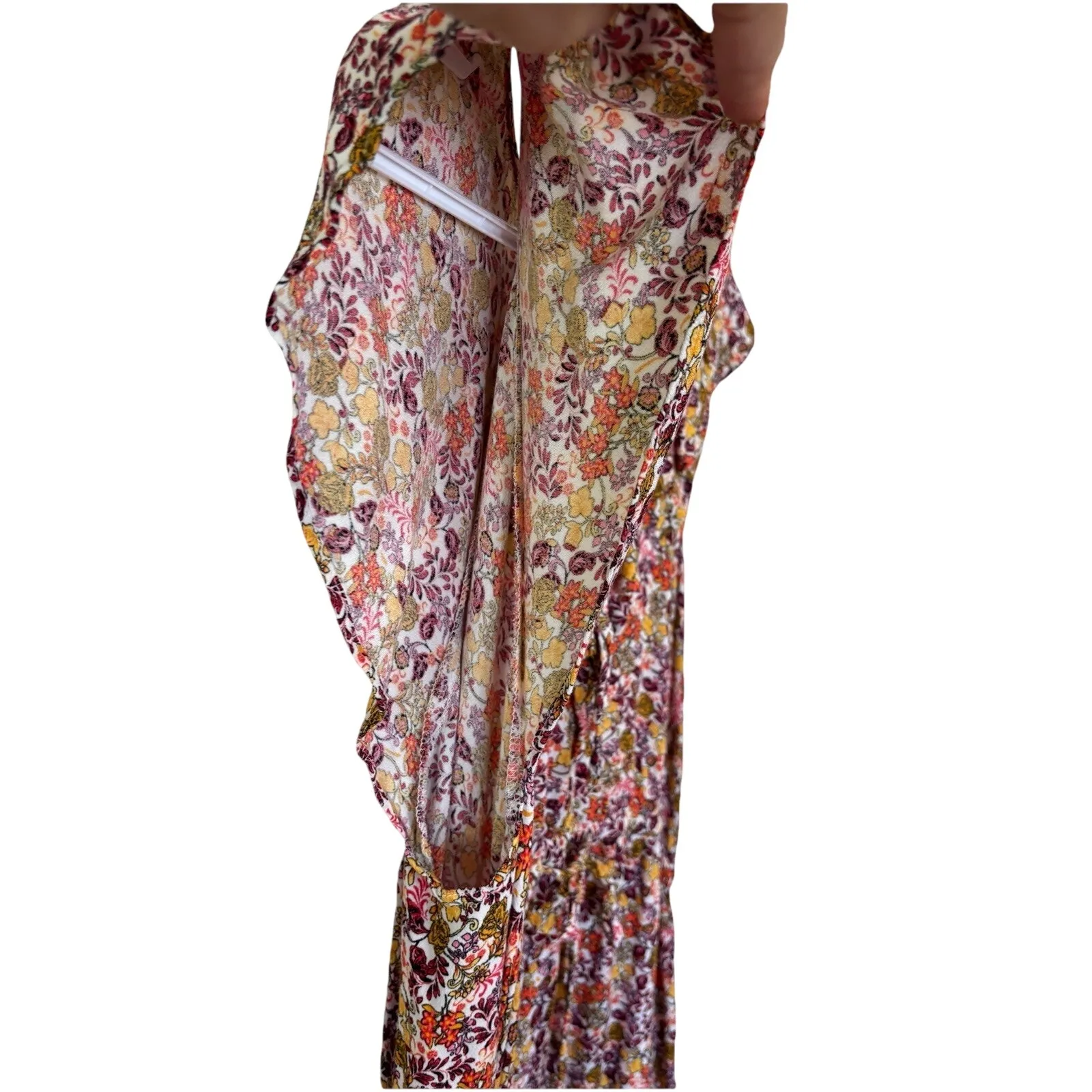 Old Navy Women’s XL Dress Waist Defined Flutter Sleeve Cottage Floral Mini - Image 6