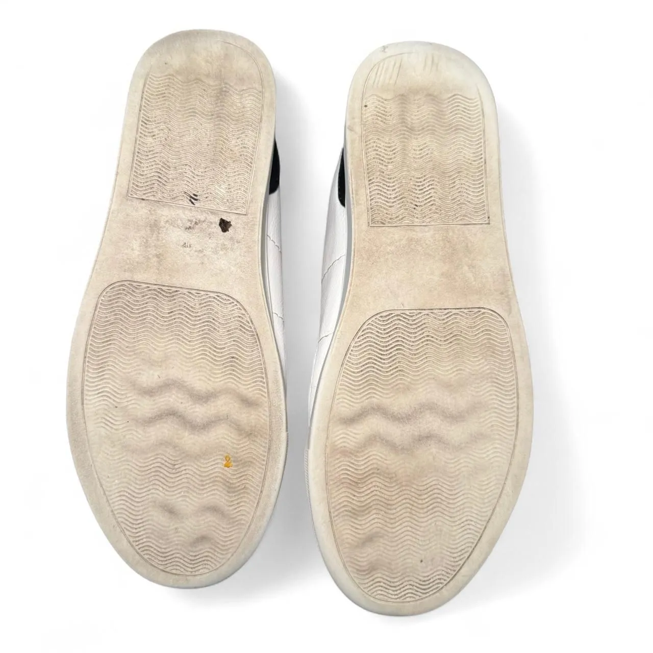 Dolce Vita Women’s Size 7.5 White Leather Sneakers Leopard Print Heel Casual Sho - Image 5