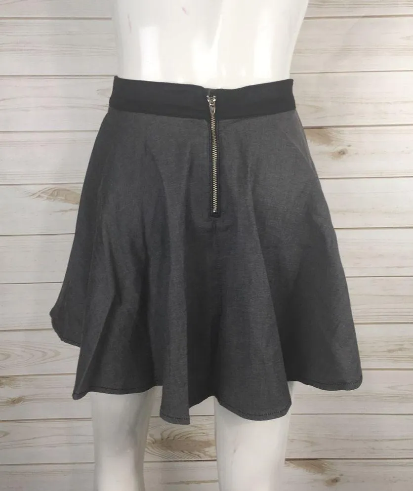 Guess Denim Mini Circle Skater Skirt - Image 9