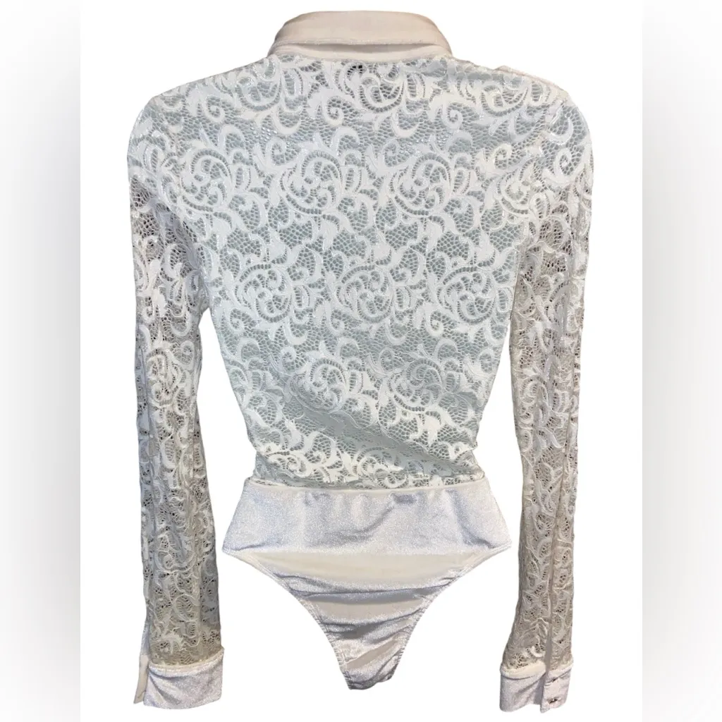 Jlux Label Ivory Bodysuit Size Small Nordstrom - Image 3