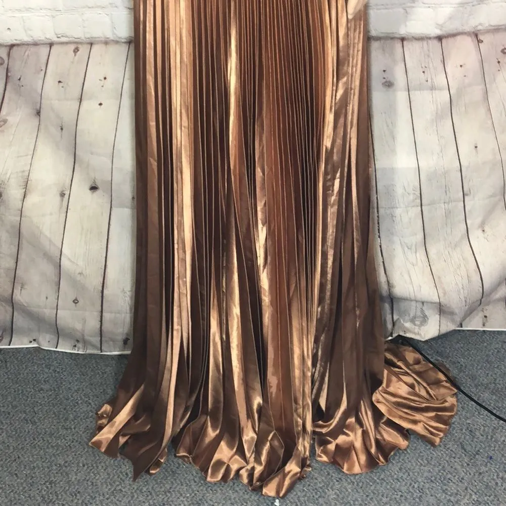 Camille La Vie Animal Print Beaded Evening Gown 8 - Image 7