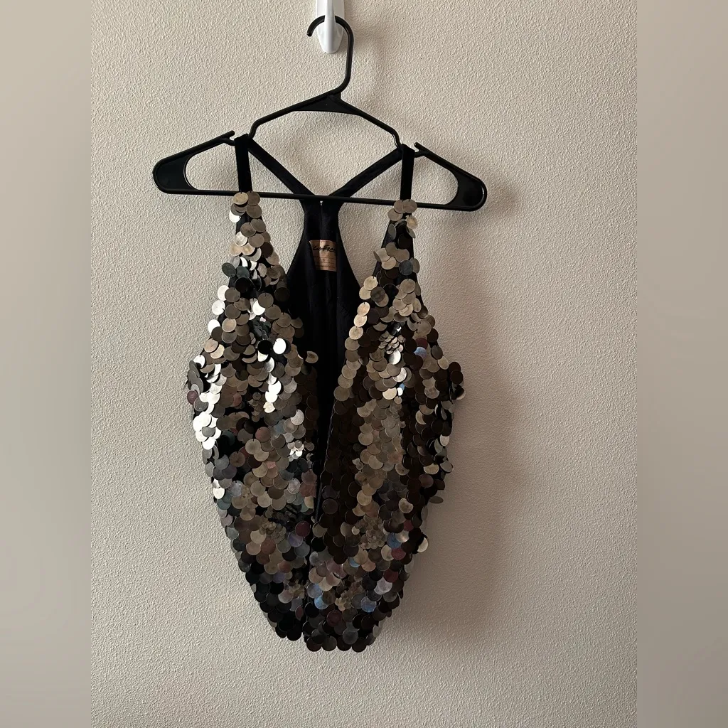 Free People we the free Heavy Metal Vest Harness size small grunge rocker emo - Image 2