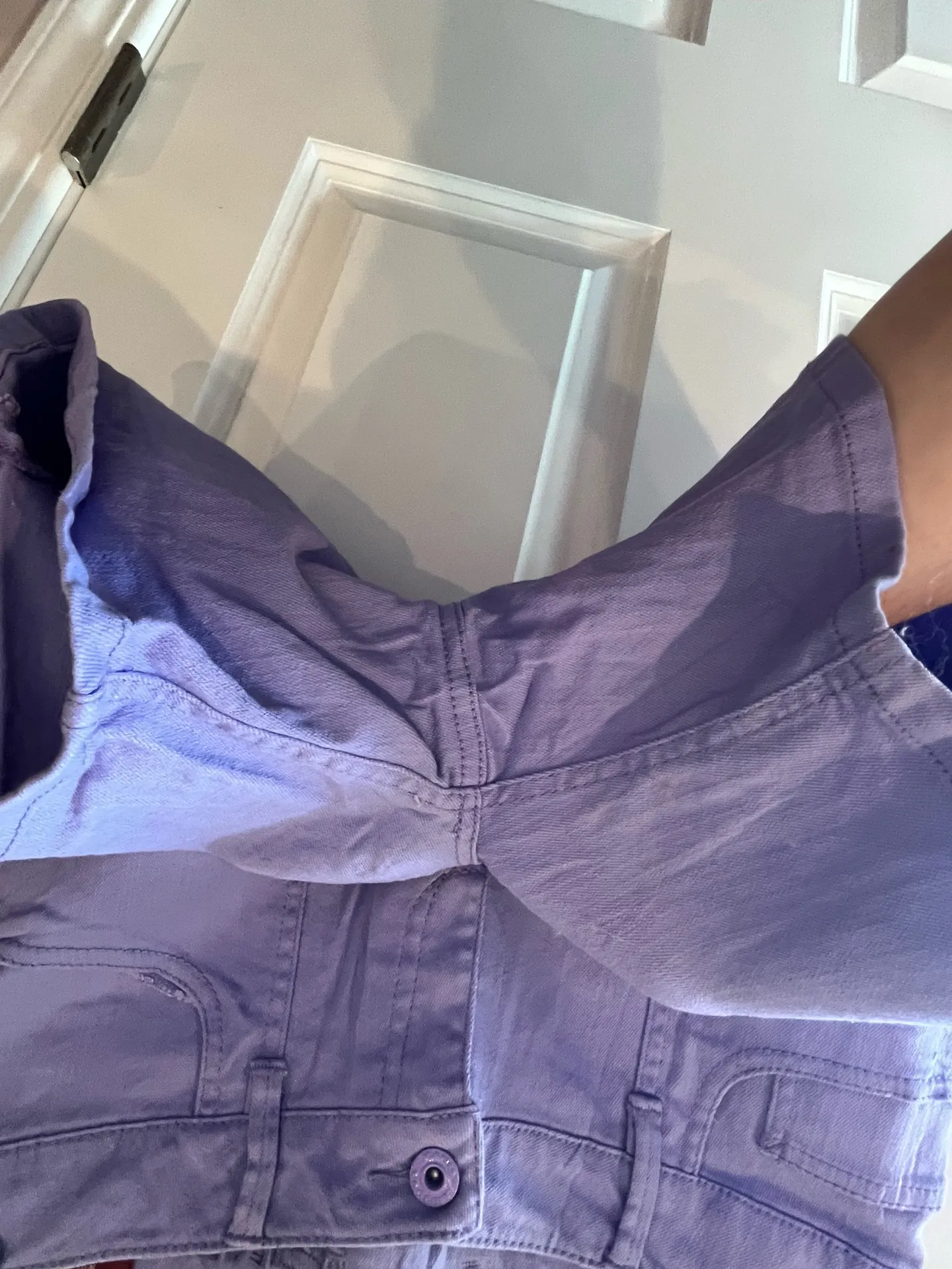 Arizona Jeans Purple Denim Shorts Size 16 1/2 - Image 5