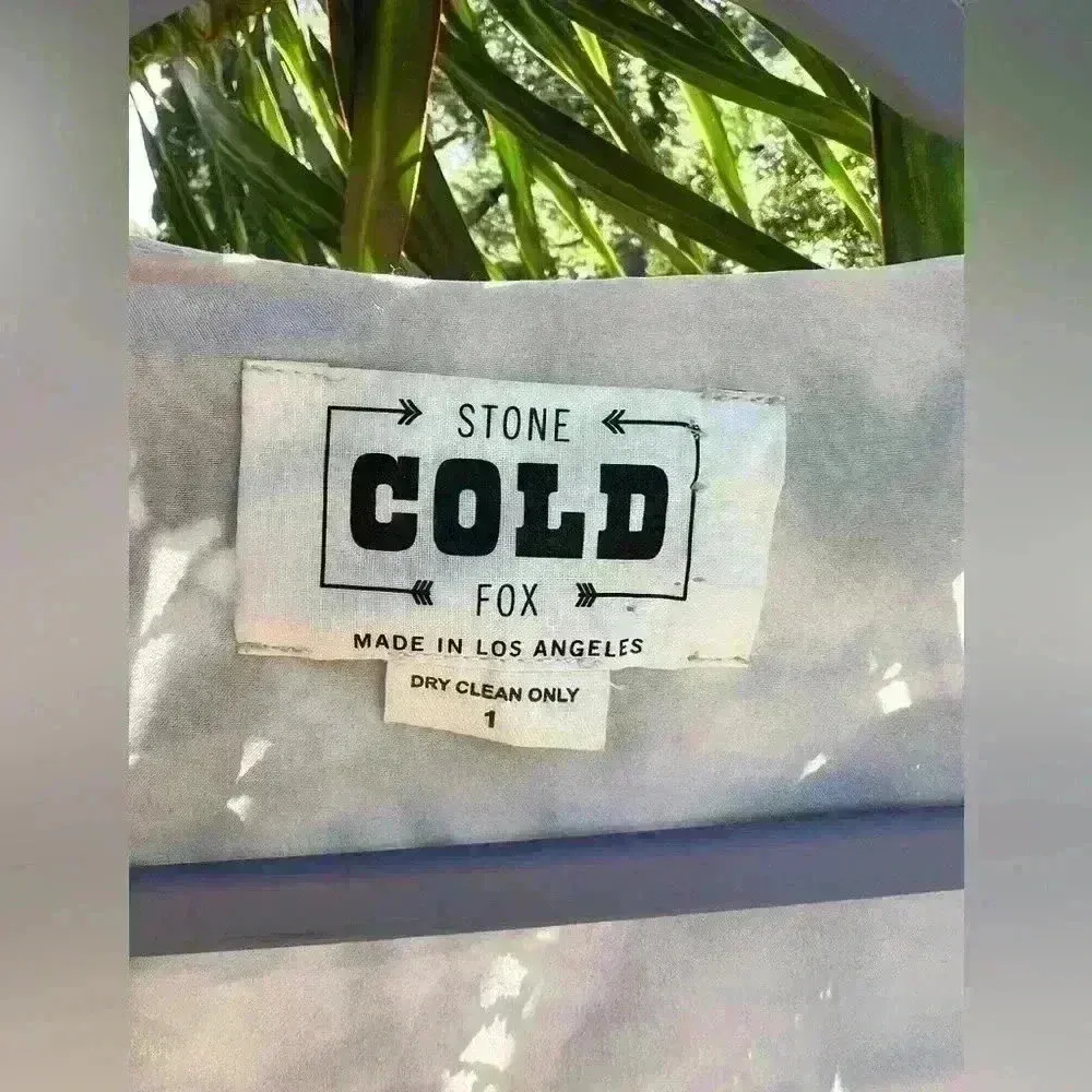 Stone Cold Fox Lace Crochet Crop Top Size Small Black Charlie Blouse Bell Sleeve - Image 3