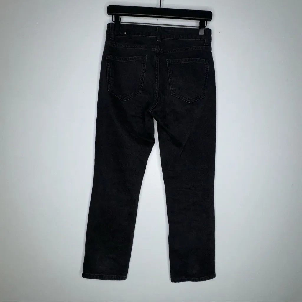 mng by mango 4 Black Straight Leg Jeans‎ CPW7 - Image 2