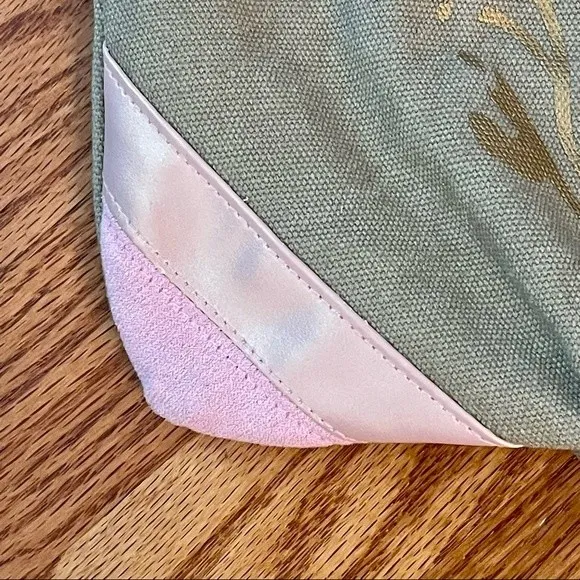 Disneyland | Khaki Green and Pink Tinker Bell Tote Bag - Image 5